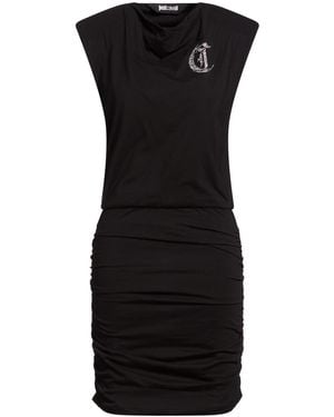 Just Cavalli Mini Dress Cotton - Black