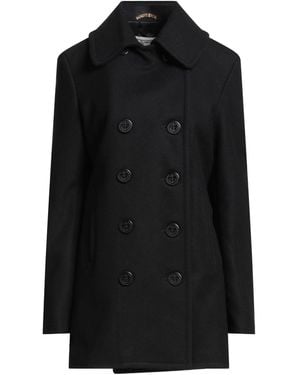 Schott Nyc Coat Wool, Nylon - Black