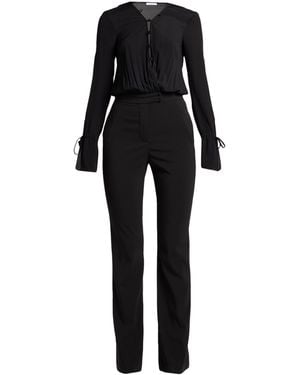 Patrizia Pepe Jumpsuit Polyester, Elastane, Viscose - Black
