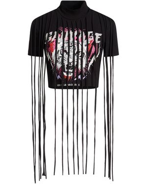 Versace Jeans Couture T-Shirt Cotton, Elastane - Black