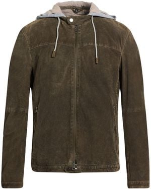 Minoronzoni 1953 Dark Jacket Goat Skin - Green