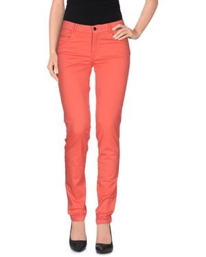 Rossopuro Coral Trousers Cotton, Elastane - Red
