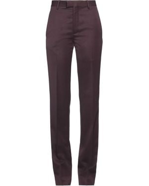 Ann Demeulemeester Plum Pants Virgin Wool - Purple