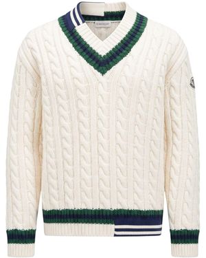 Moncler Cream Sweater Cotton - White