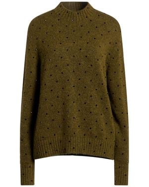 La DoubleJ Military Turtleneck Alpaca Wool, Polyamide, Merino Wool - Green