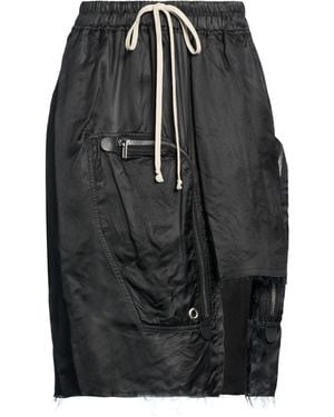 Rick Owens Mini Skirt Wool - Black