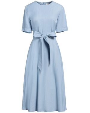 P.A.R.O.S.H. Midi Dress - Blue