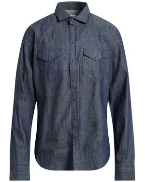 Mosca_ Denim Shirt - Blue