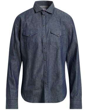 Mosca_ Denim Shirt - Blue