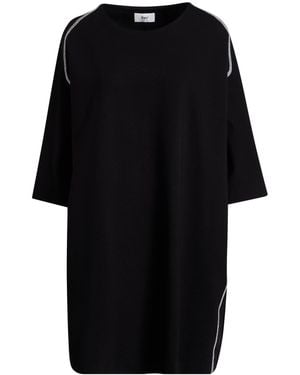 B.yu Mini Dress Viscose, Nylon, Elastane - Black