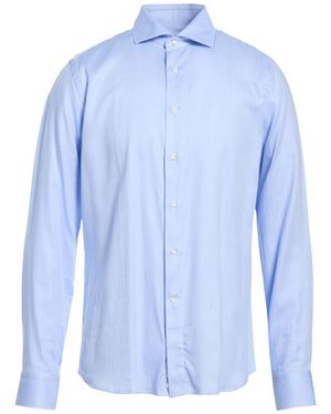 Canali Light Shirt Cotton - Blue
