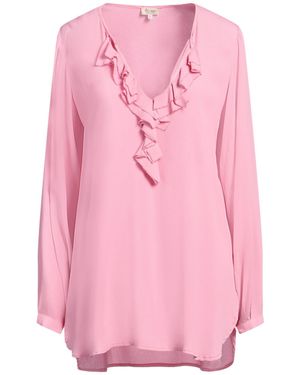 HER SHIRT HER DRESS Top - Pink