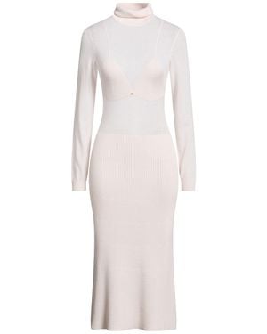 Elisabetta Franchi Vestido Midi - Blanco