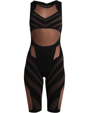 GCDS X WOLFORD Playsuit Polyamide, Elastane - Black