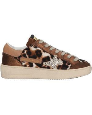 AMA BRAND Sneakers Leather, Synthetic Fibers - Brown
