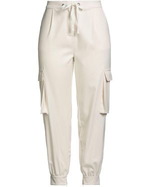 Siste's Pants Polyester, Viscose, Elastane - White