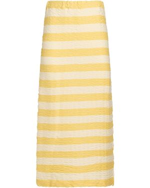 Sunnei Midi Skirt Viscose, Polyester, Elastane - Yellow