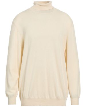 Piacenza Cashmere Ivory Turtleneck Cashmere - White