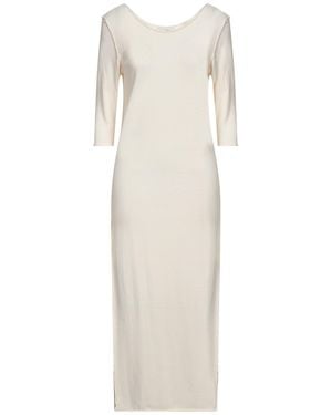 Soallure Midi Dress Viscose, Polyamide - White