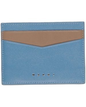 Marni Cardholder Cow Leather - Blue