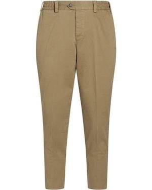 PT Torino Khaki Pants Cotton, Elastane - Natural