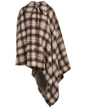 Drumohr Cape Wool, Polyamide, Alpaca Wool - Brown
