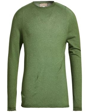 120% Lino Military Jumper Cashmere - Green