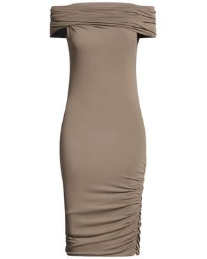 Rick Owens Midi Dress Viscose, Polyamide, Elastane - Grey