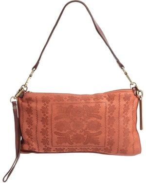 Caterina Lucchi Rust Handbag Calfskin - Red