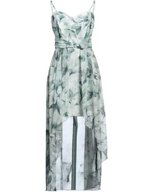 Rinascimento Midi Dress Polyester, Elastane - Blue