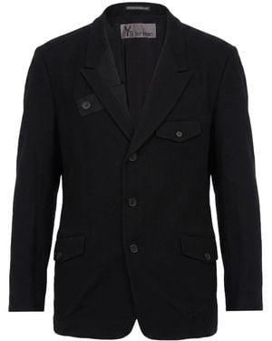 Y's for men Blazer Wool, Nylon - Black