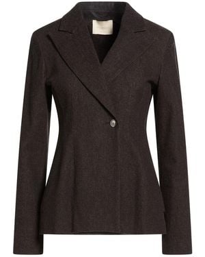 Momoní Blazer Cotton, Wool, Polyester, Elastane - Black