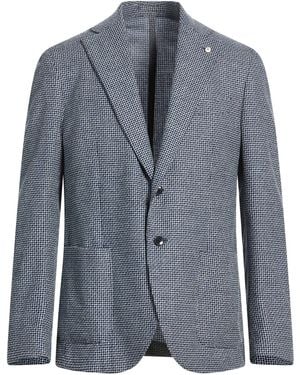 L.B.M. 1911 Blazer Wool, Cotton, Nylon - Blue