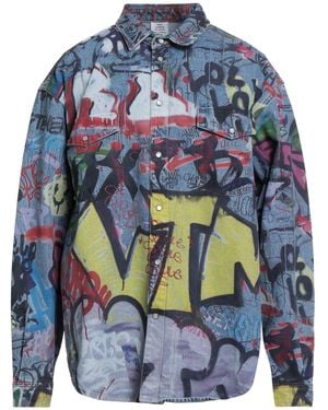 Vetements Denim Shirt - Blue