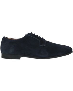 Exton Lace-Up Shoes Leather - Blue