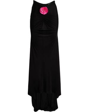 David Koma Maxi Skirt Viscose - Black