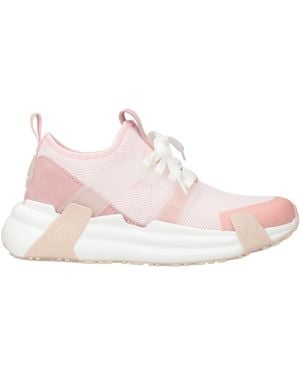 Moncler Light Sneakers Textile Fibers, Leather - Pink
