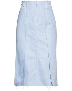 Raf Simons Light Midi Skirt Cotton - Blue
