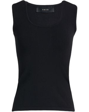 Amiri Top Cotton, Silk - Black