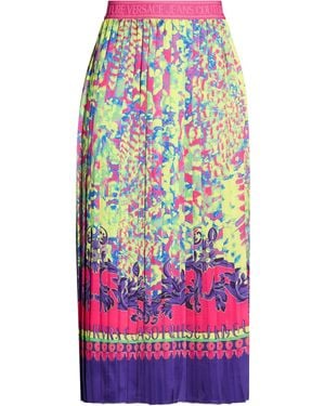 Versace Jeans Couture Midi Skirt Polyester - White