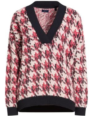 GANT Sweater Synthetic Fibers, Wool, Alpaca Wool, Cotton, Cashmere - Red