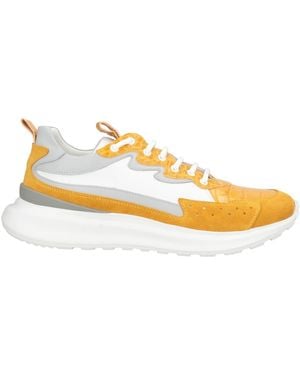 Giovanni Conti Mustard Trainers Leather - Yellow