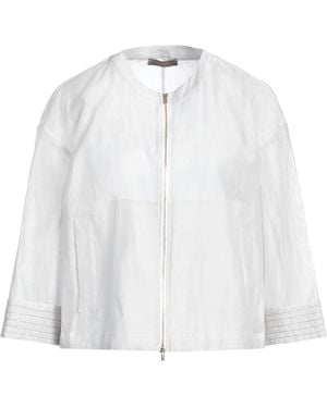 Peserico Jacket Cotton, Polyester - White