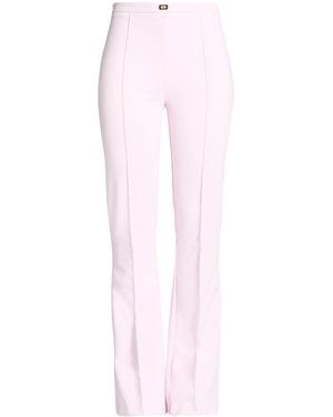 Elisabetta Franchi Essentials Trousers Polyester, Elastane - Pink