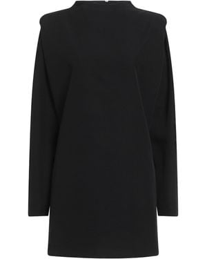 Giulia N Couture Mini Dress Polyester, Elastane - Black