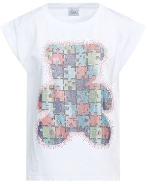 Zoe T-Shirt Cotton, Elastane - White