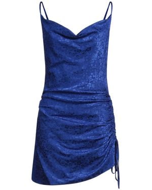 P.A.R.O.S.H. Mini Dress - Blue