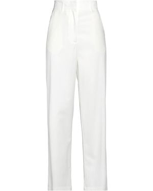 MARSĒM Pants Polyester, Viscose, Elastane - White