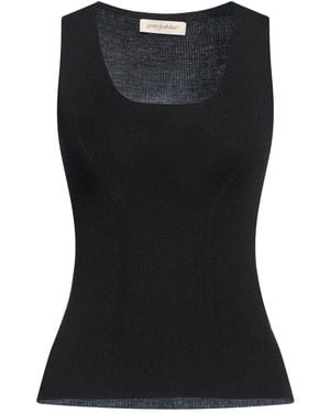 Gentry Portofino Top Virgin Wool, Silk - Black