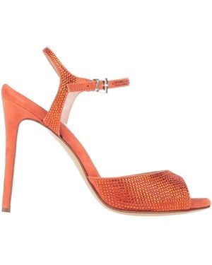 Anna F. Sandals Leather - Pink